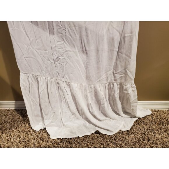 NWT Just Fab All White High Neck Cutout Waistline Maxi Dress, Size XXL Wedding - Picture 6 of 7